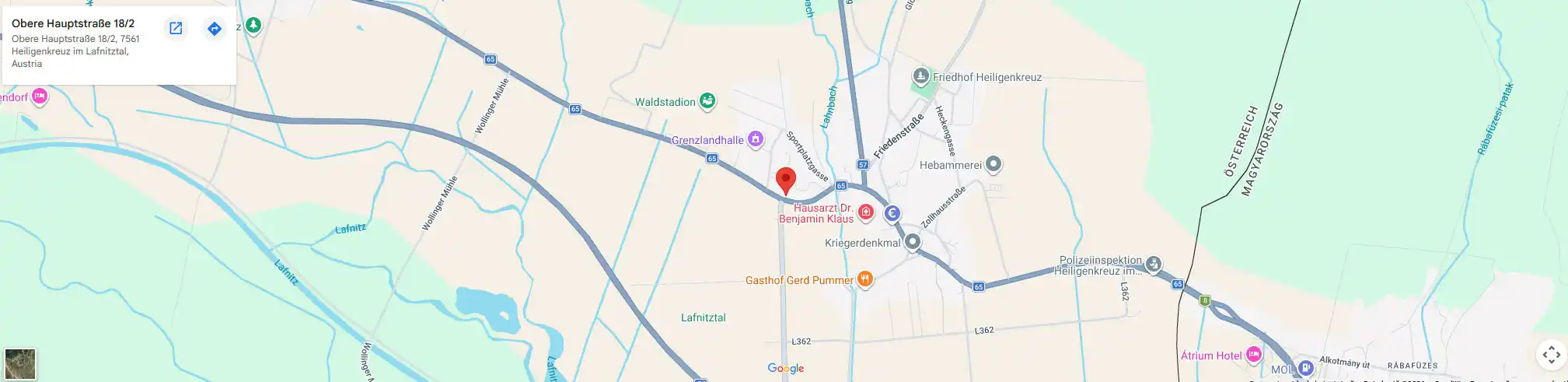 Google Maps Vorschau